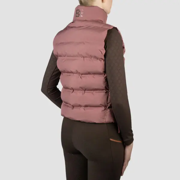 Achterzijde Horka Bodywarmer Daphne Deep Ruby