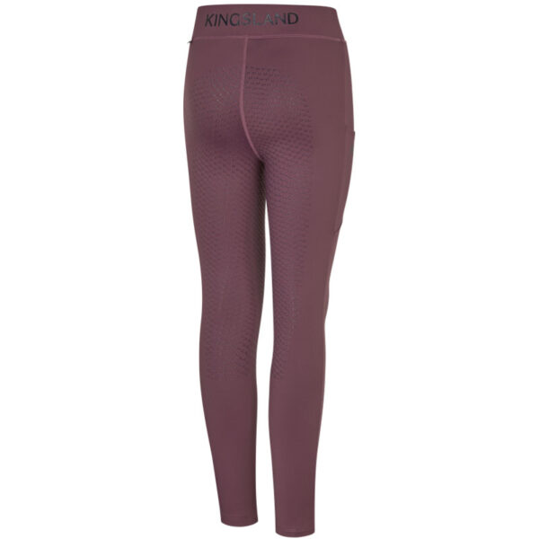 Achterzijde Kingsland Rijlegging KLMelody Full Grip Kids Wine Red