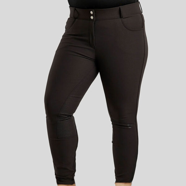 Montar Rijbroek Megan Full Grip Curve Zwart