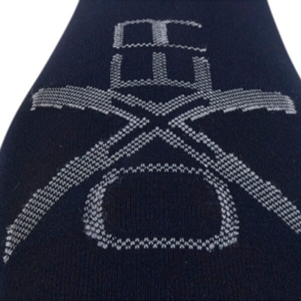 Paardrijsokken OXER donkerblauw details