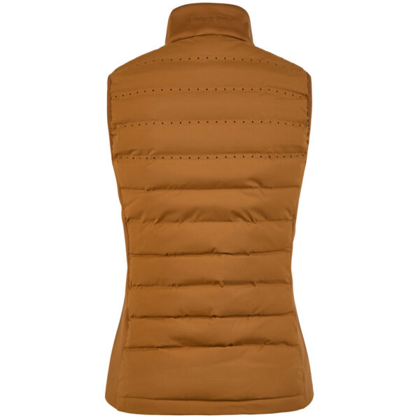 Achterzijde Pikeur Hybrid Bodywarmer 7003 Sports Golden Caramel