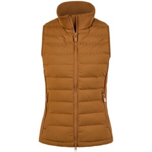 Pikeur Hybrid Bodywarmer 7003 Sports Golden Caramel voorzijde