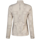 Pikeur Zip Shirt 8284 Pale Grey Achterzijde