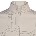 Close up boord met rits Pikeur Zip Shirt 8284 Pale Grey