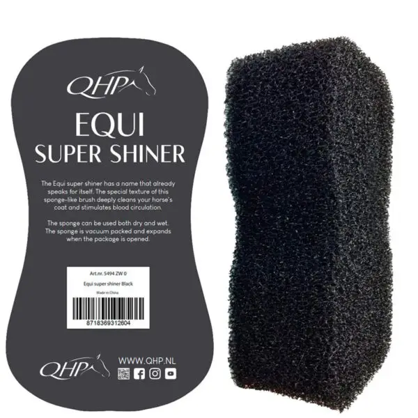 QHP Equi Super Shiner borstelachtige spons