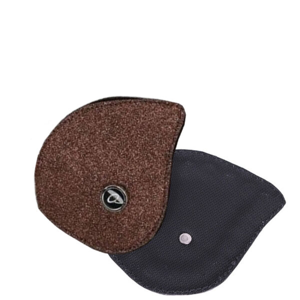 QHP Verwisselbare Top Glitter Bruin