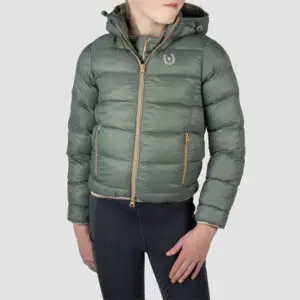 Red Horse Jas Myo Kids Hunter Green voorzijde