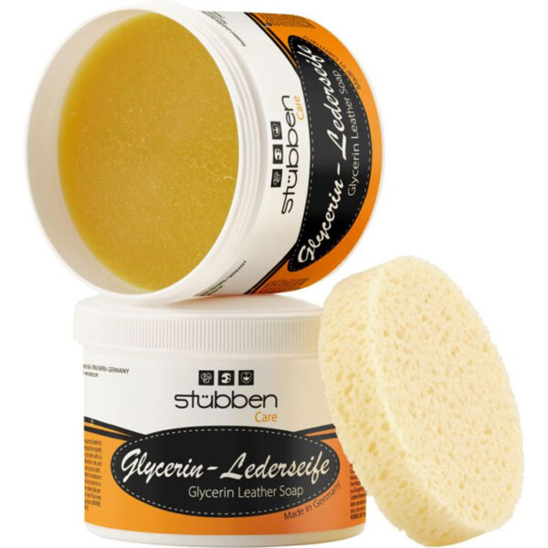 Stubben leerzeep 500 gram met spons