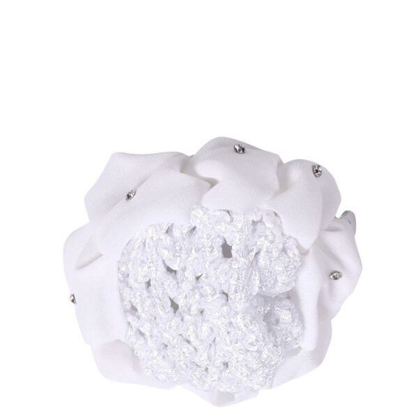 QHP Haarstrik Flower Wit