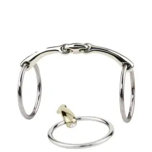 Sprenger Watertrens Dynamic RS Dubbel Gebroken Sensogan Met Swarovski Goud/Zilver