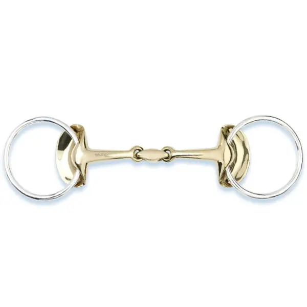 Stubben Dubbel Gebroken Golden Wings Trens Sweet Koper 14 mm .
