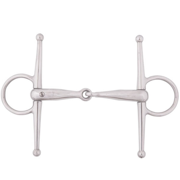 BR Enkel Gebroken Kneveltrens Massief RVS 18 mm .
