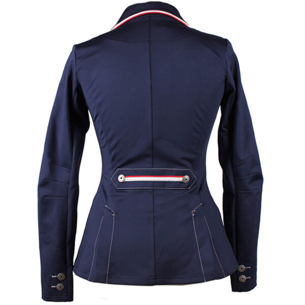 QHP Wedstrijdjas Coco Navy/Wit/Rood - Afbeelding 2