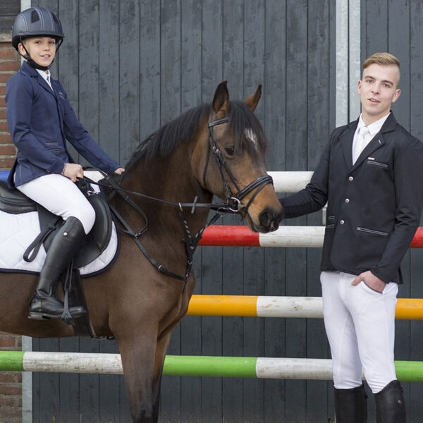 QHP Wedstrijdjas Perry Heren Zwart - Afbeelding 3