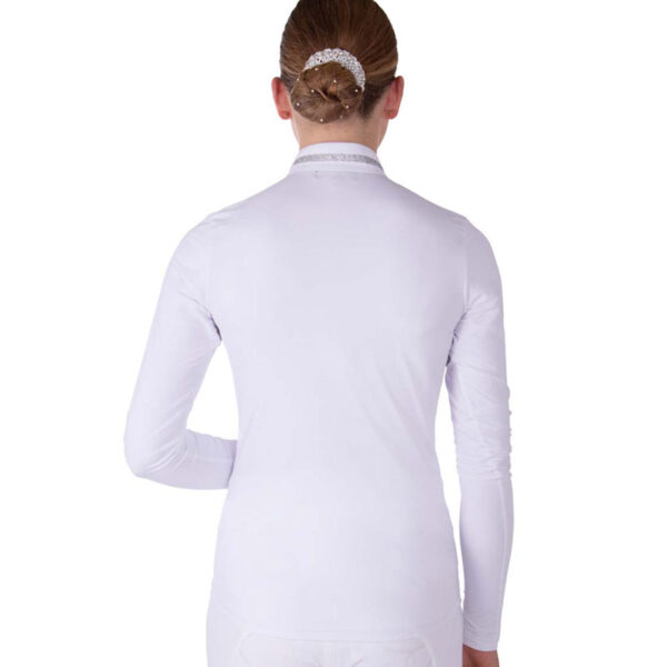 QHP wedstrijdshirt Fenna wit achterzijde