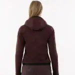 Achterzijde BR softshell jas Fien fudge