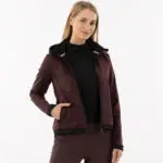 Lifestyle afbeelding jas BR Fien fudge