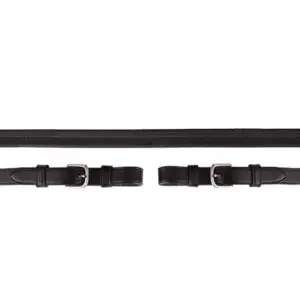 BR teugels Eventa Pro Grip ronde gesp zwart zilver