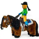 Crafty Ponies pop Jamie op paard