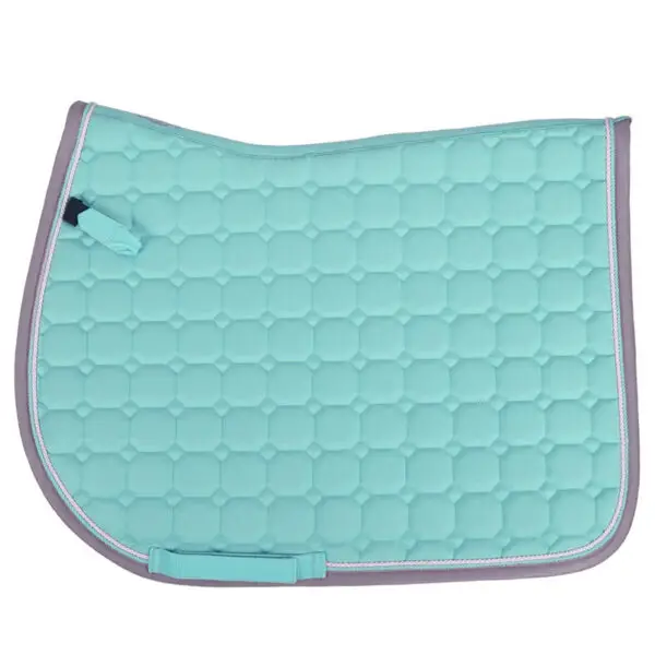 Zadeldek QHP FLorence Ice Green lifestyle foto