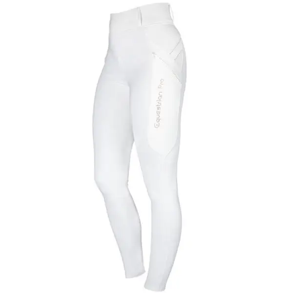 Horka Momentum dames rijlegging Full Grip wit/rosegoud