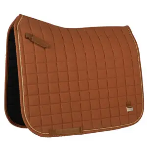 Horka Zadeldek Deluxe ginger/rosegoud dressuur