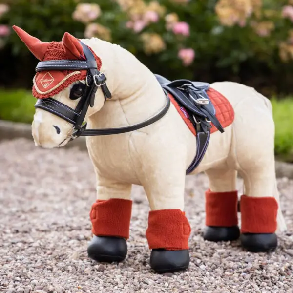 Popcorn Palomino Toy Pony LeMieux met accessoires