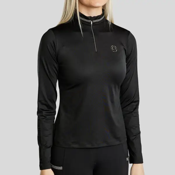 Montar Thermo Longsleeve MoGaia Zwart voorzijde