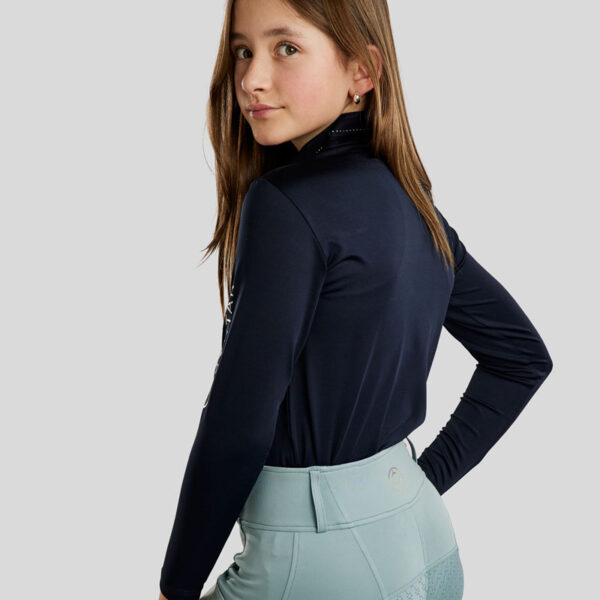 Achterkant Montar Trainingsshirt MoCha Kids Navy