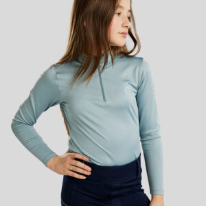 Montar Trainingsshirt MoCha Kids Stone Blue voorzijde