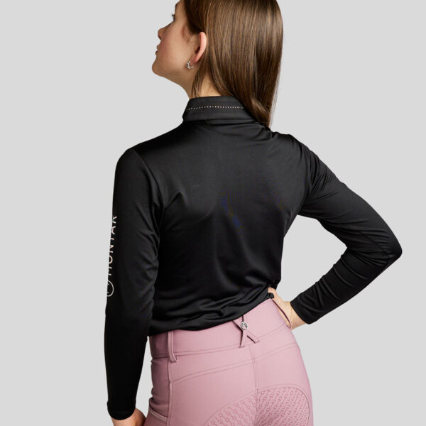 Achterkant Montar Trainingsshirt MoCha Kids Zwart