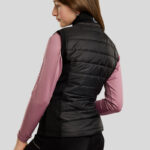 Achterzijde Montar bodywarmer MoCha kids Zwart