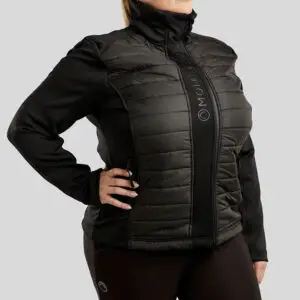 Montar jas Emma Curve zwart voorzijde
