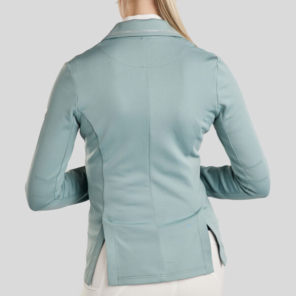 Achterzijde Montar wedstrijdjas MoCha Stone Blue