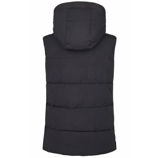 Achterzijde Pikeur bodywarmer 8004 Zwart