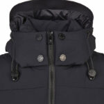 Detail capuchon bodywarmer Pikeur 8004 Zwart