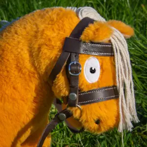 Premium hoofdstel Crafty Ponies donkerbruin