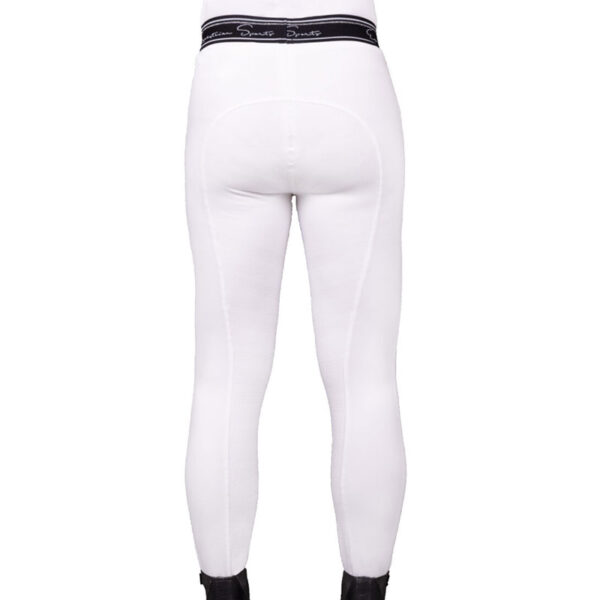 Achterzijde QHP Rijlegging Eden Full Grip Junior wit