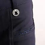 Montar paardrijbroek Crystal navy detail
