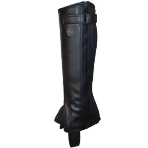 Rider Pro Mini-Chaps Leather Look Zwart