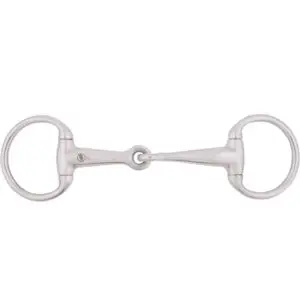 BR Enkel Gebroken Pony Bustrens Massief RVS 16 mm .