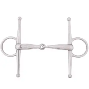 BR Enkel Gebroken Kneveltrens Massief RVS 18 mm .