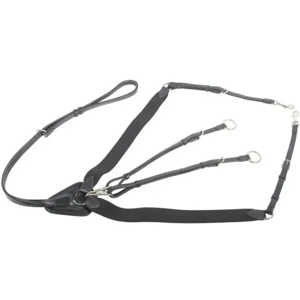 Harry's Horse Elastisch Voortuig Zwart/Nikkel - Afbeelding 2