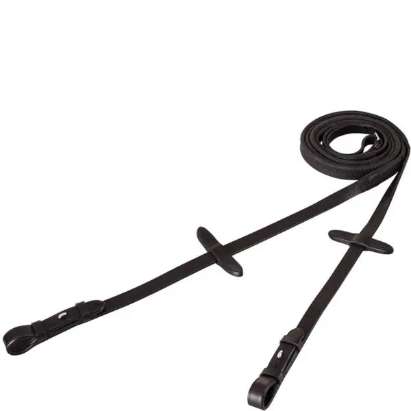 BR Teugels Eventa Pro Grip Ronde Gesp, Blinde Sluiting, 16 mm Zwart/Zilver - Afbeelding 3