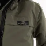 Detail logo borst BR parka Felix Kids