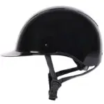 Veiligheidscap Harry's Horse Royal Glossy zwart zijaanzicht