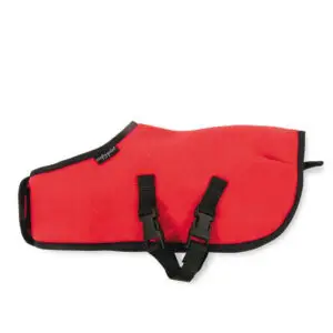 Crafty Ponies Fleecedeken Rood