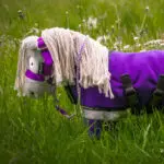 Sfeerfoto Crafty Ponies Fleecedeken Set Paars