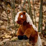 Lifestyle afbeelding Crafty Ponies veulen bruin/wit