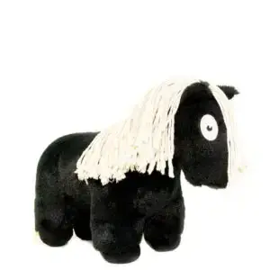 Crafty Ponies Paardenknuffel Veulen Zwart/Wit
